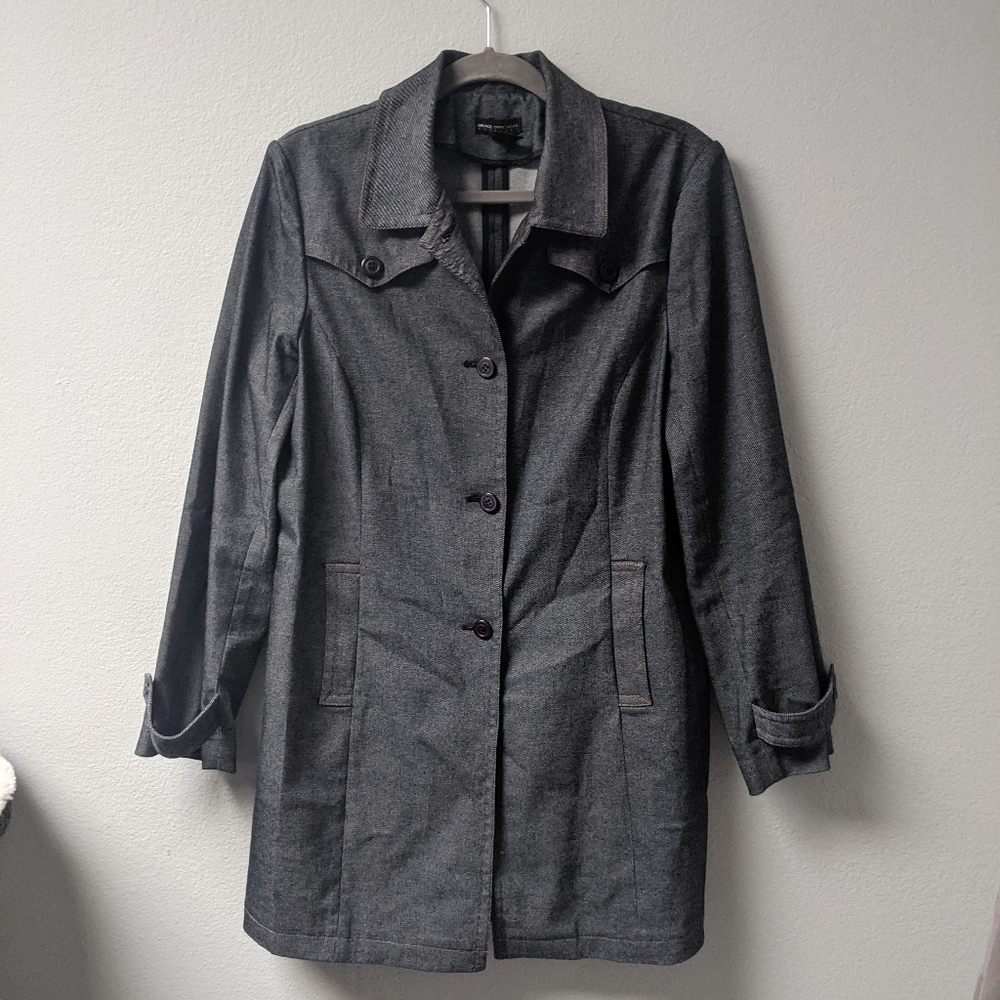 Soft jean coat